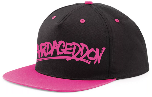 Beardageddon Printed Snapback Cap with Contrasting Peak