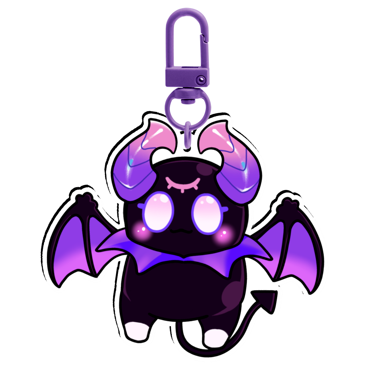 Bibu Mascot Acrylic Keychain