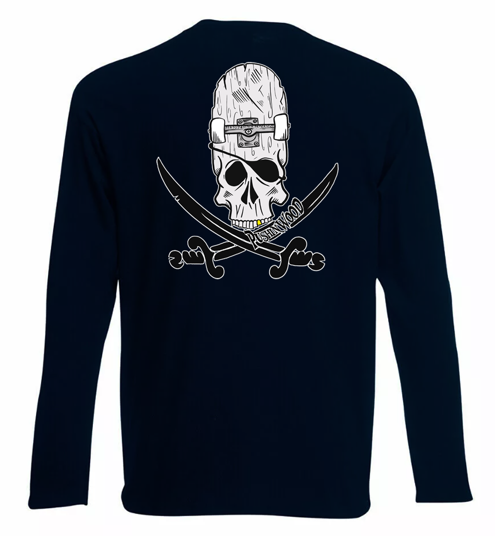 Pocket Octo Logo Long T Shirt With OG Logo Backprint