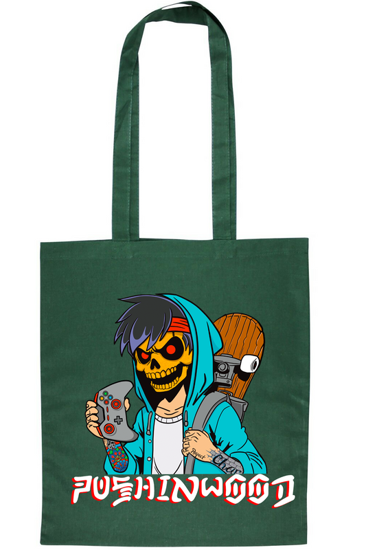 PushinWood Controller Logo Tote Bag