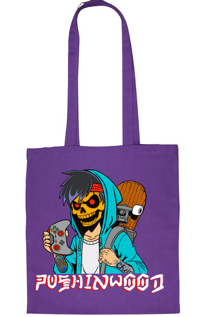 PushinWood Controller Logo Tote Bag