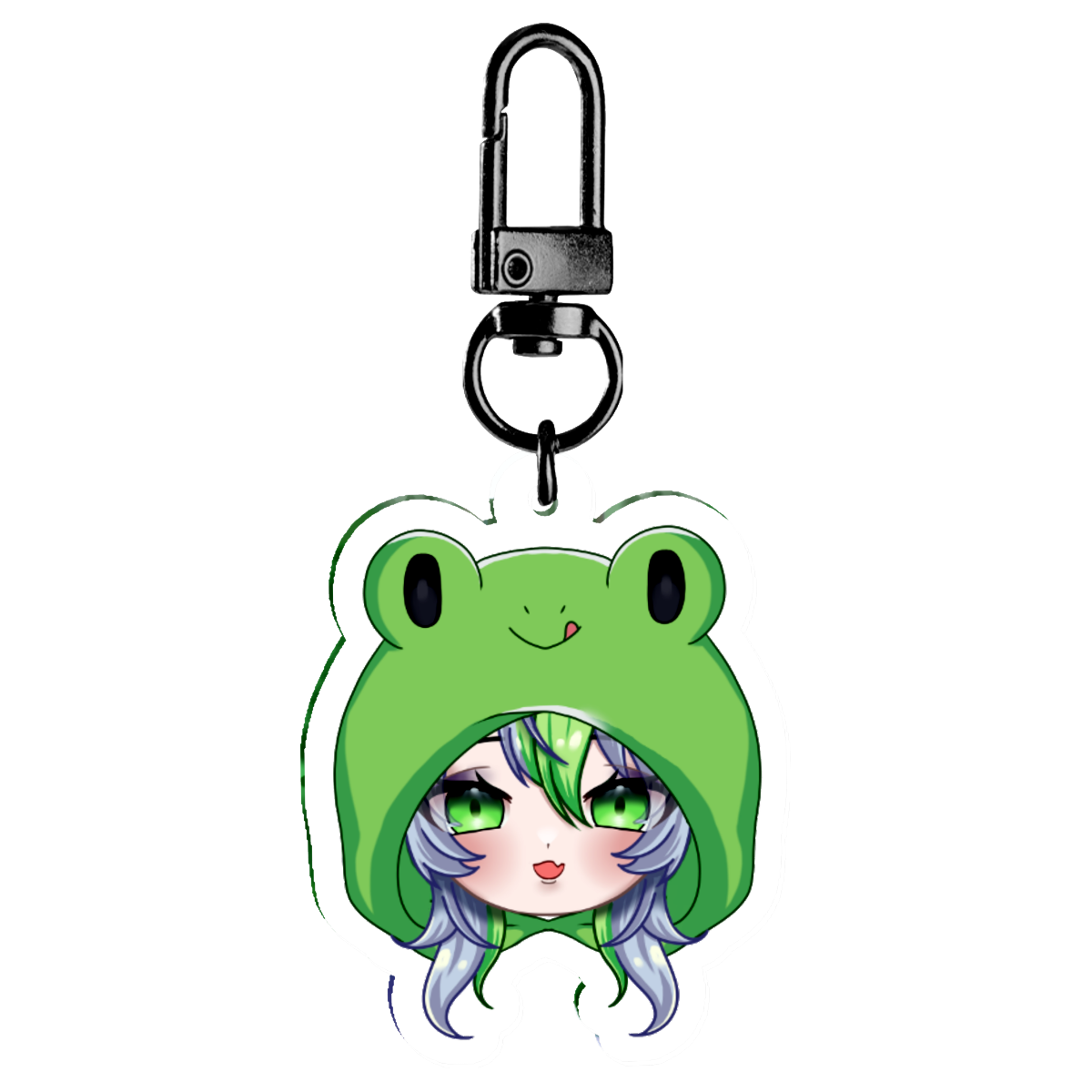 Froot Frog Acrylic Keychain