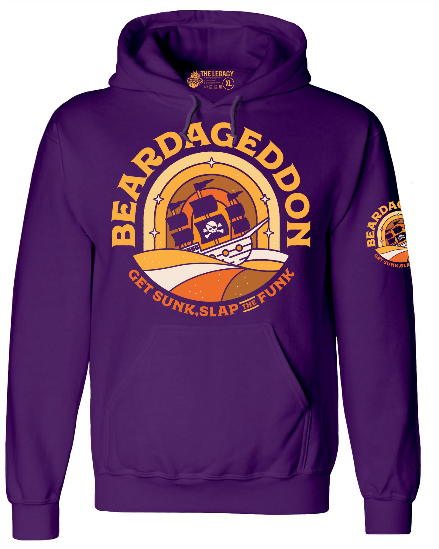 Beardageddon Hoodie Get Sunk Slap The Funk