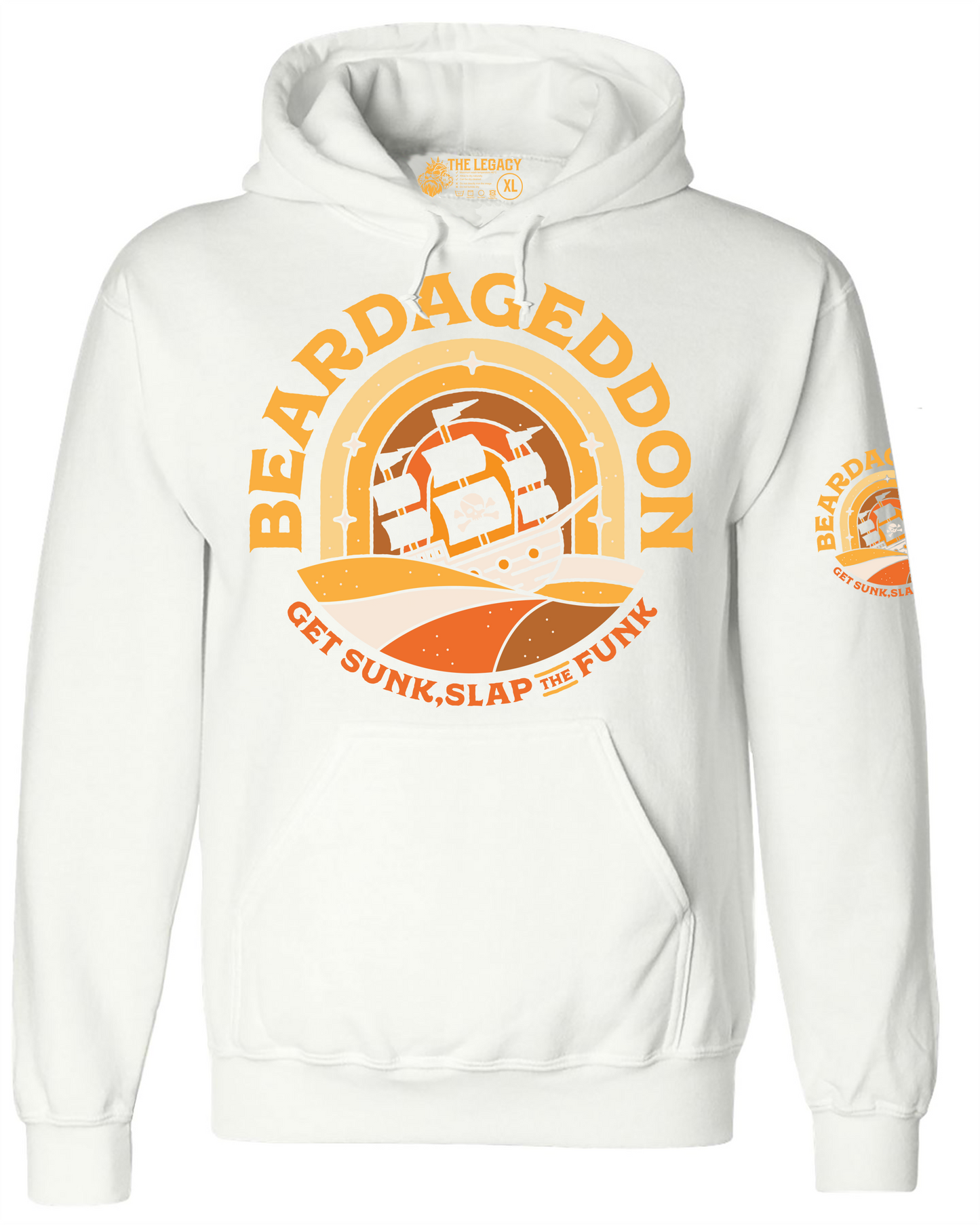 Beardageddon Hoodie Get Sunk Slap The Funk