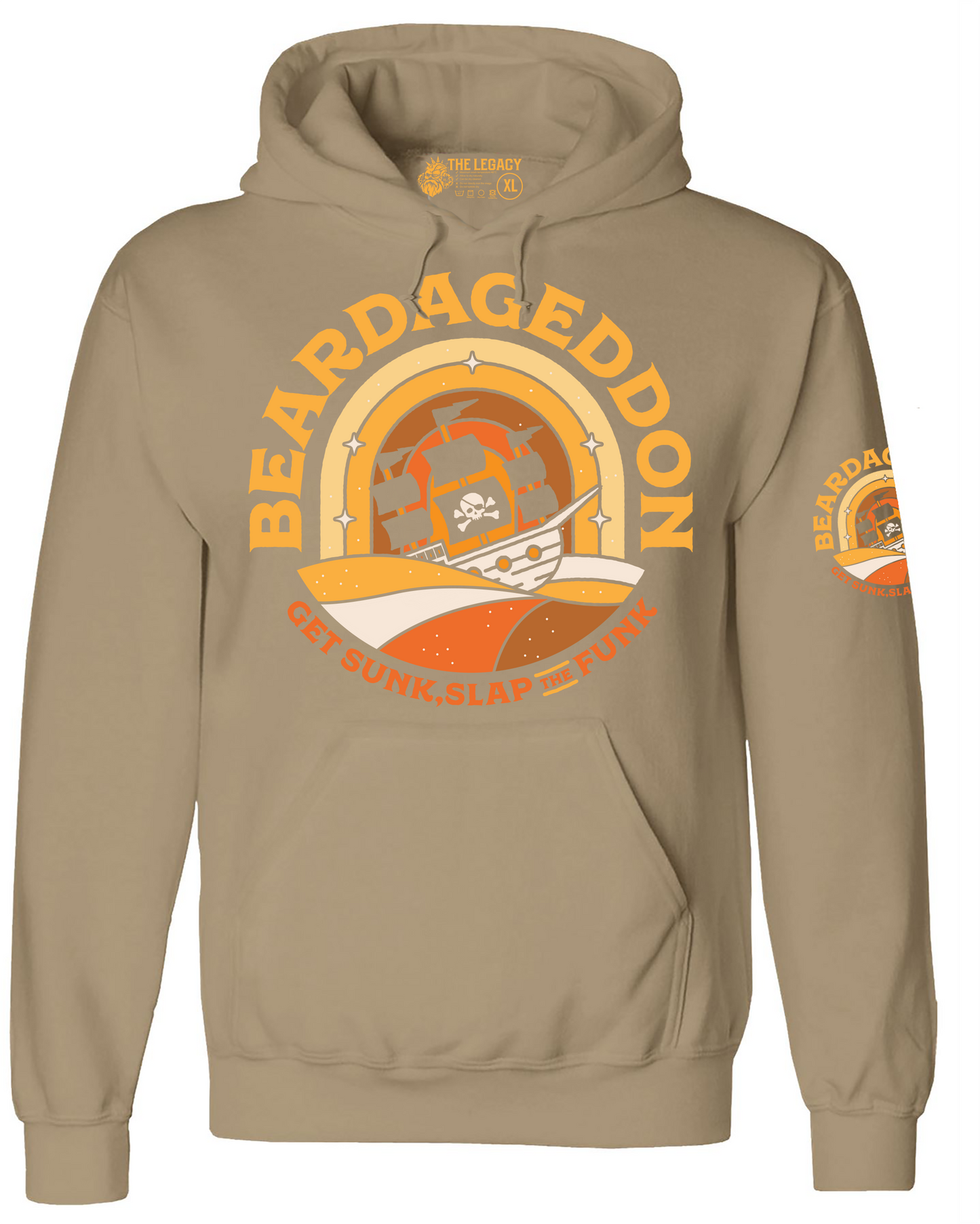 Beardageddon Hoodie Get Sunk Slap The Funk