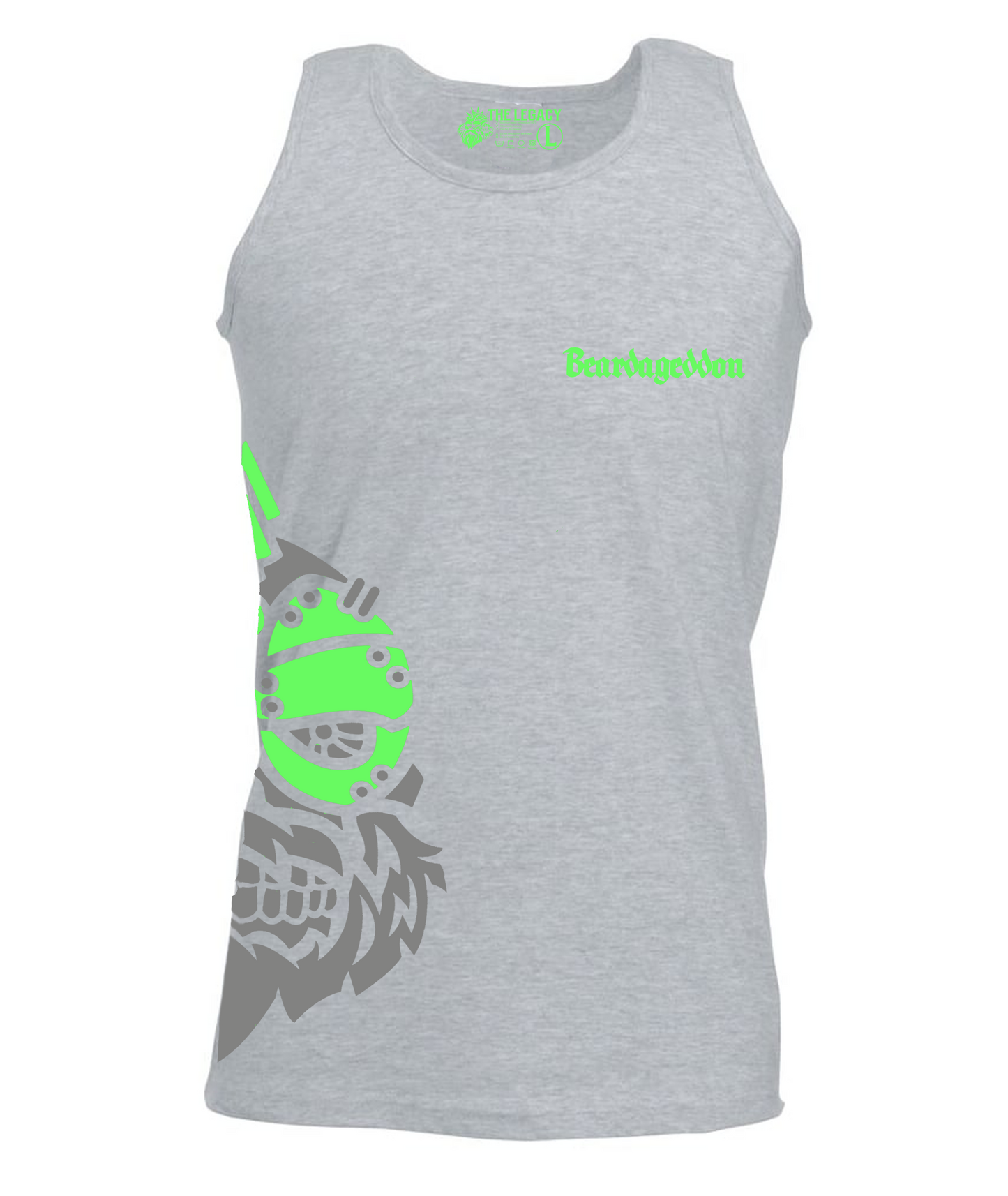 YOUR HWAY! Active Wear Vest Half Skull Side Design