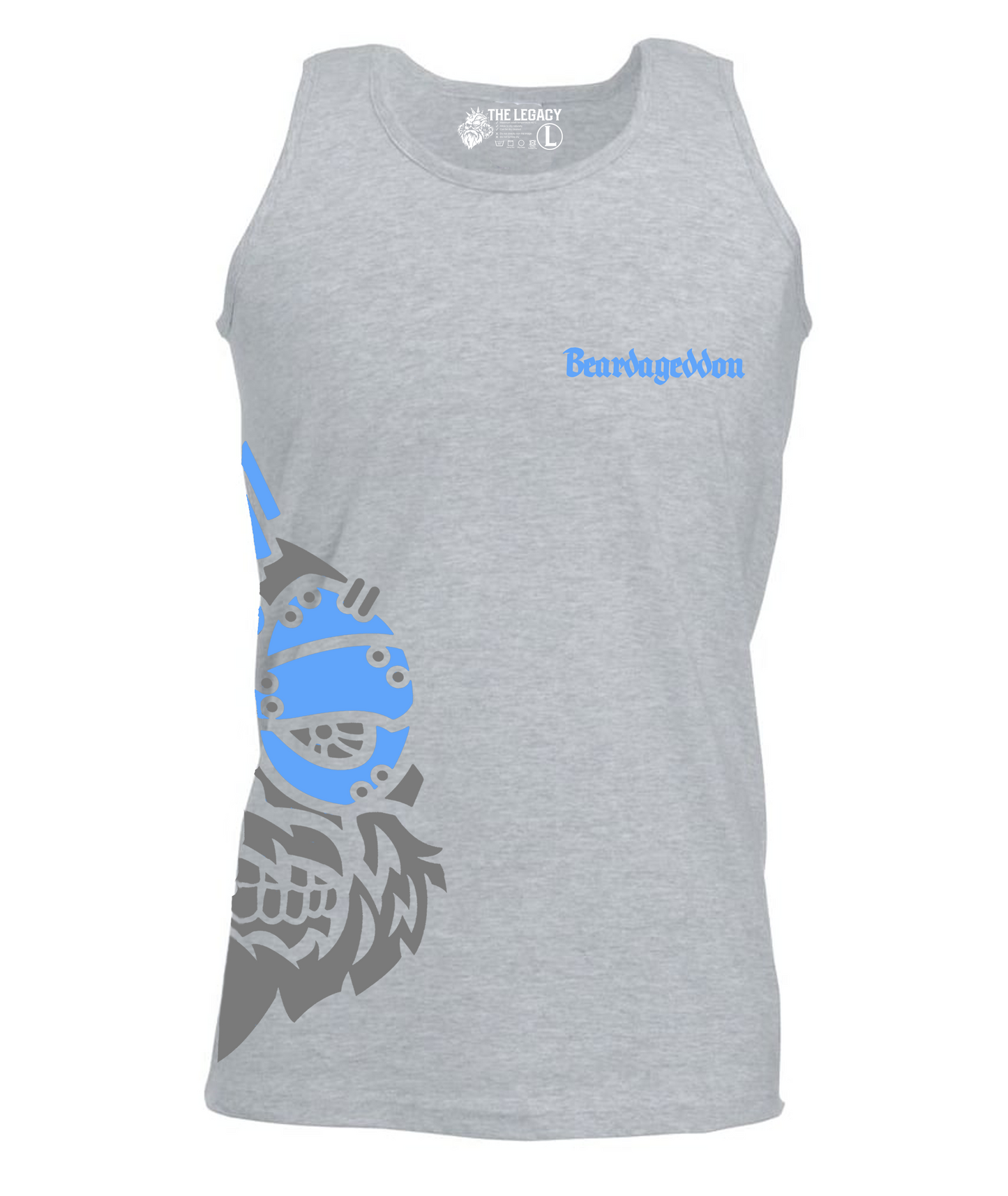 YOUR HWAY! Active Wear Vest Half Skull Side Design