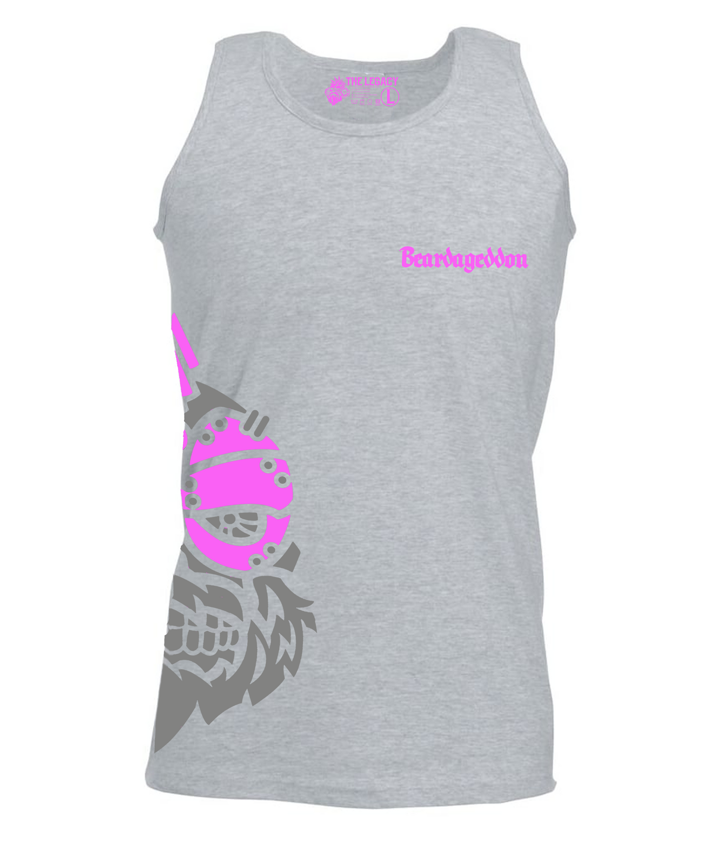 YOUR HWAY! Active Wear Vest Half Skull Side Design
