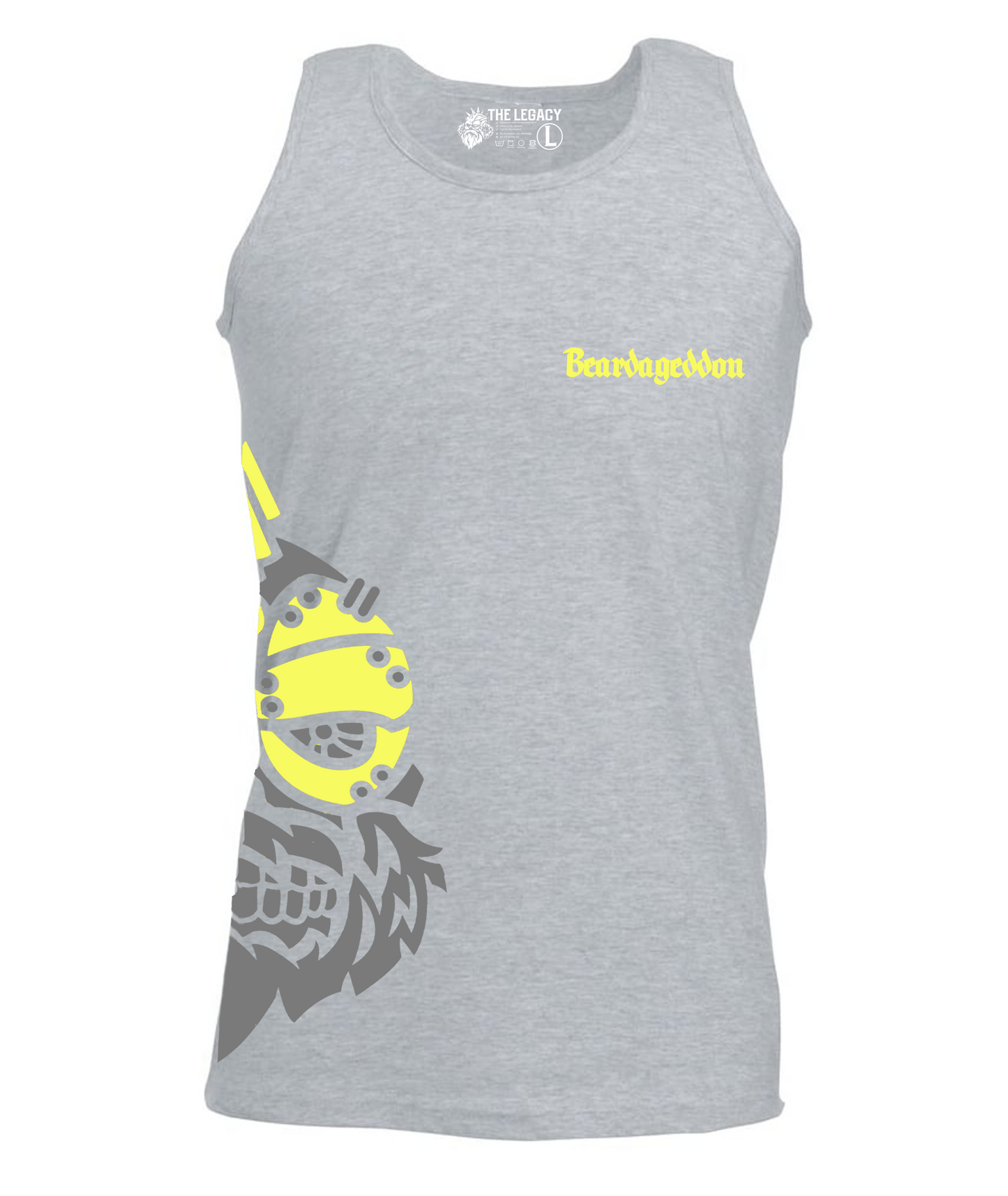 YOUR HWAY! Active Wear Vest Half Skull Side Design