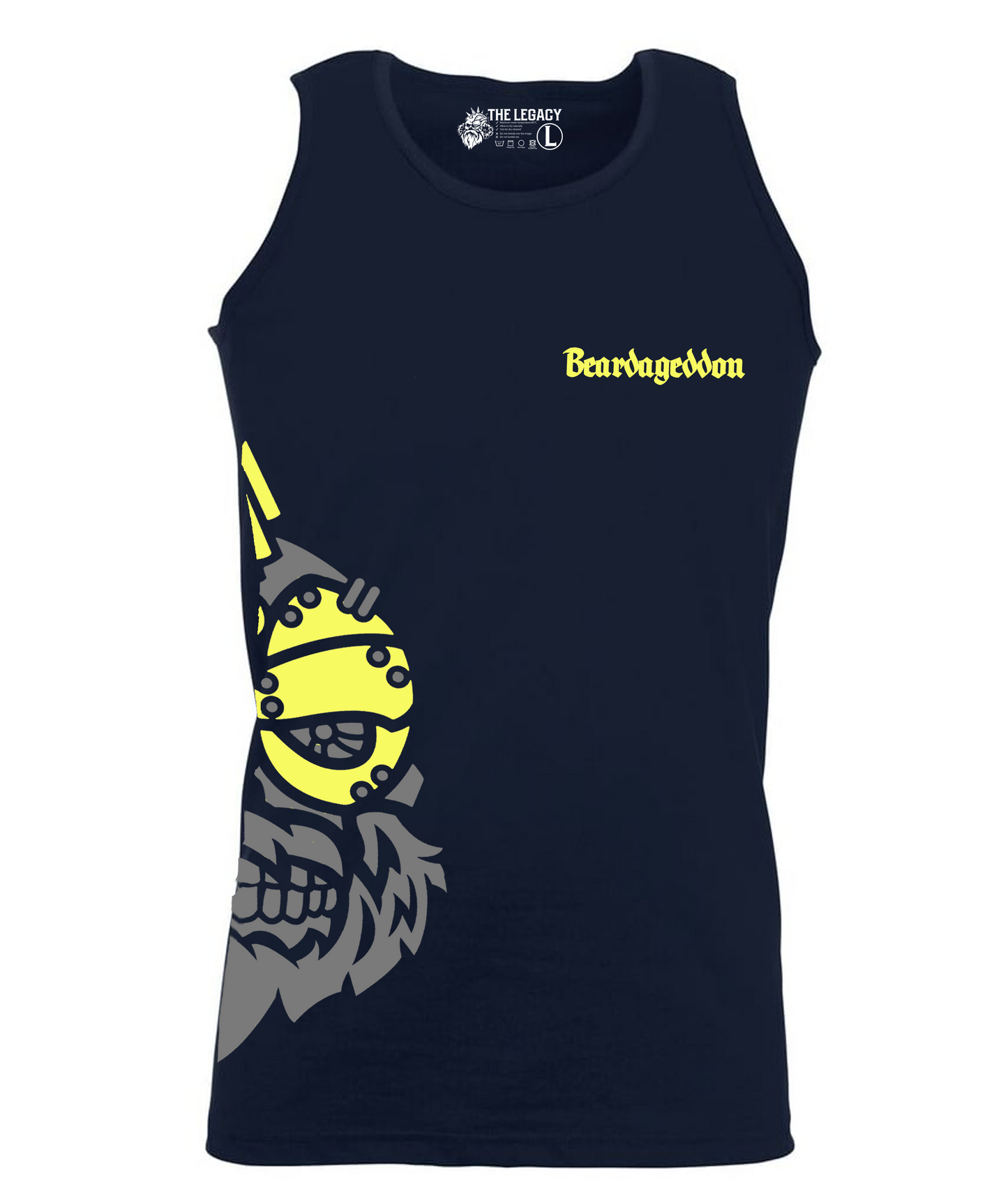 YOUR HWAY! Active Wear Vest Half Skull Side Design