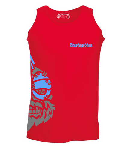 YOUR HWAY! Active Wear Vest Half Skull Side Design