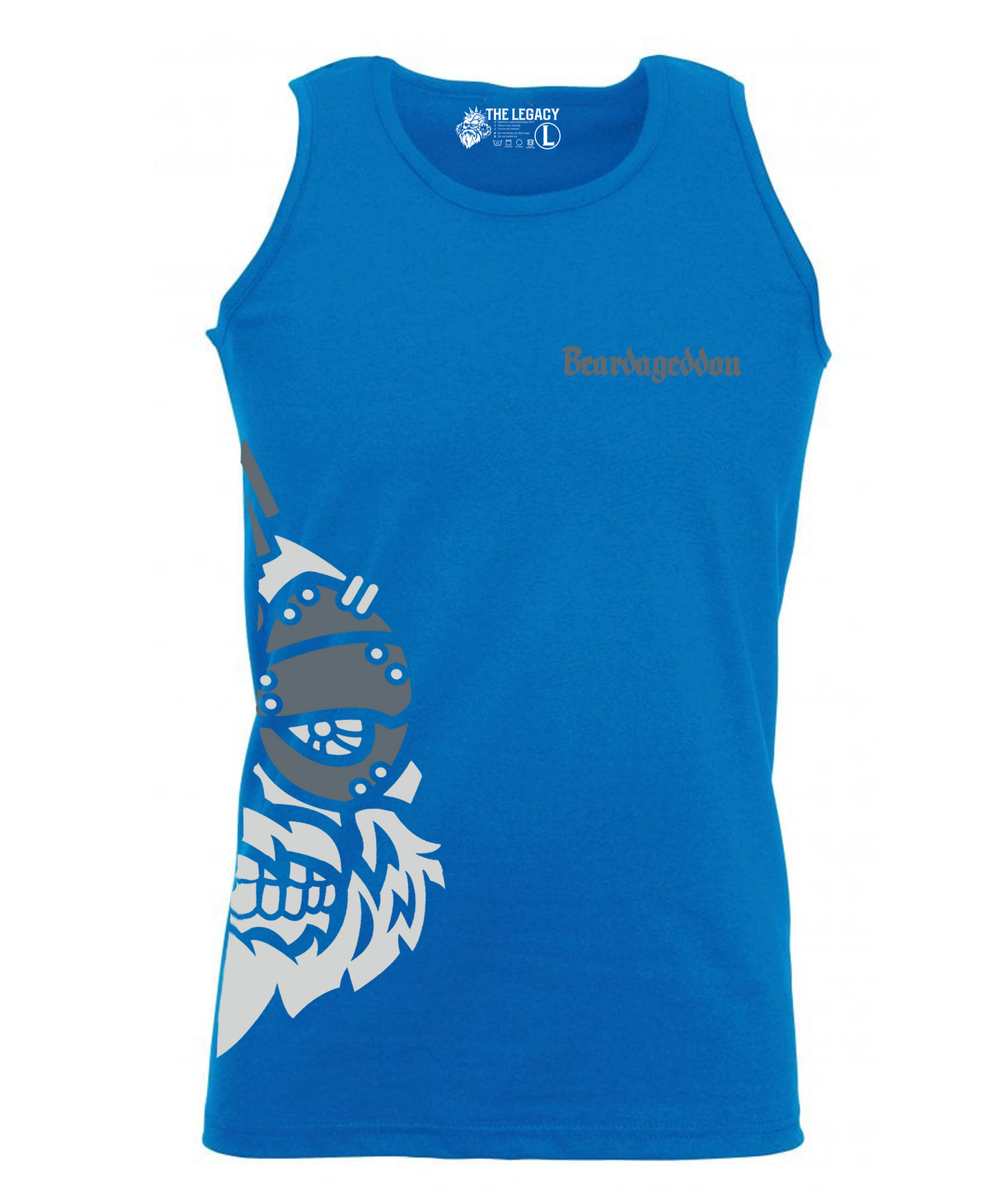 YOUR HWAY! Active Wear Vest Half Skull Side Design
