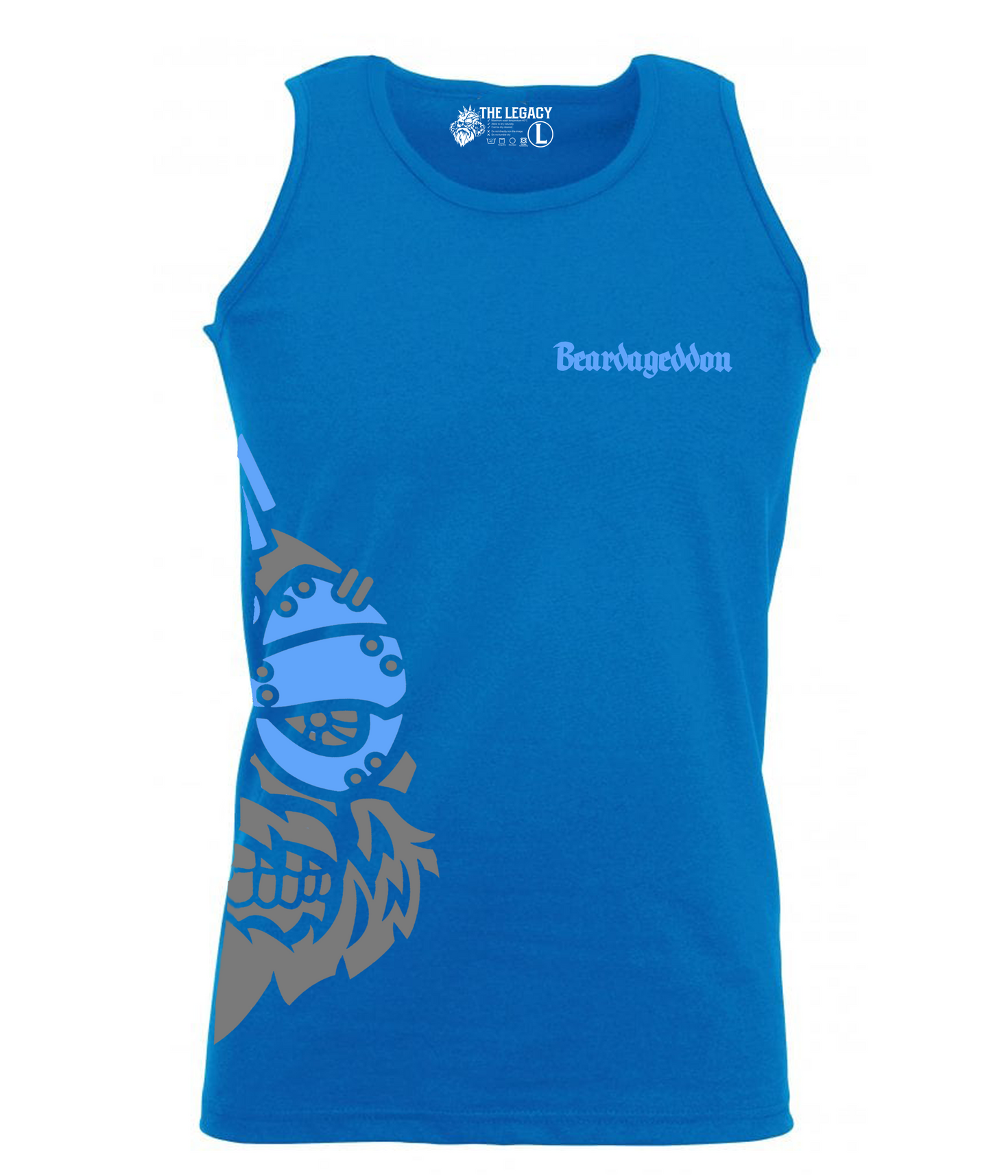 YOUR HWAY! Active Wear Vest Half Skull Side Design
