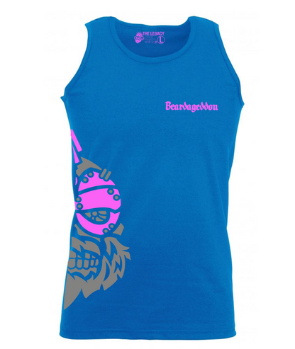 YOUR HWAY! Active Wear Vest Half Skull Side Design