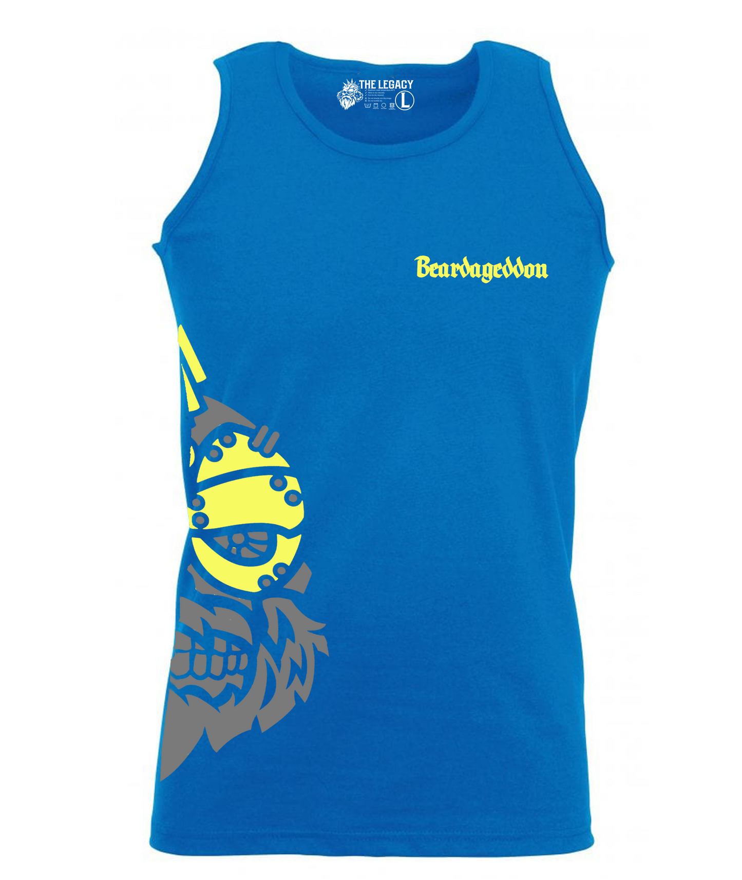YOUR HWAY! Active Wear Vest Half Skull Side Design