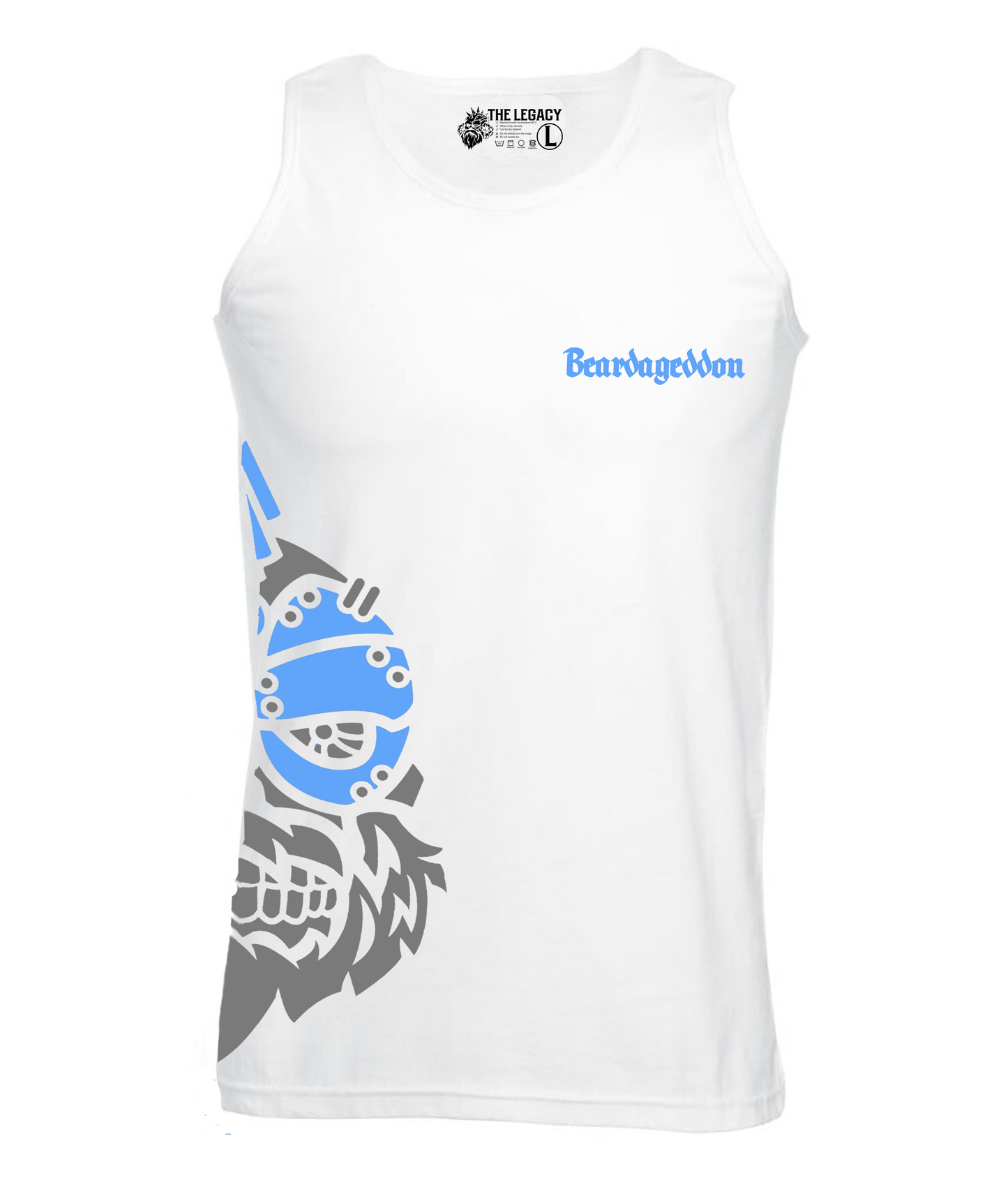 YOUR HWAY! Active Wear Vest Half Skull Side Design