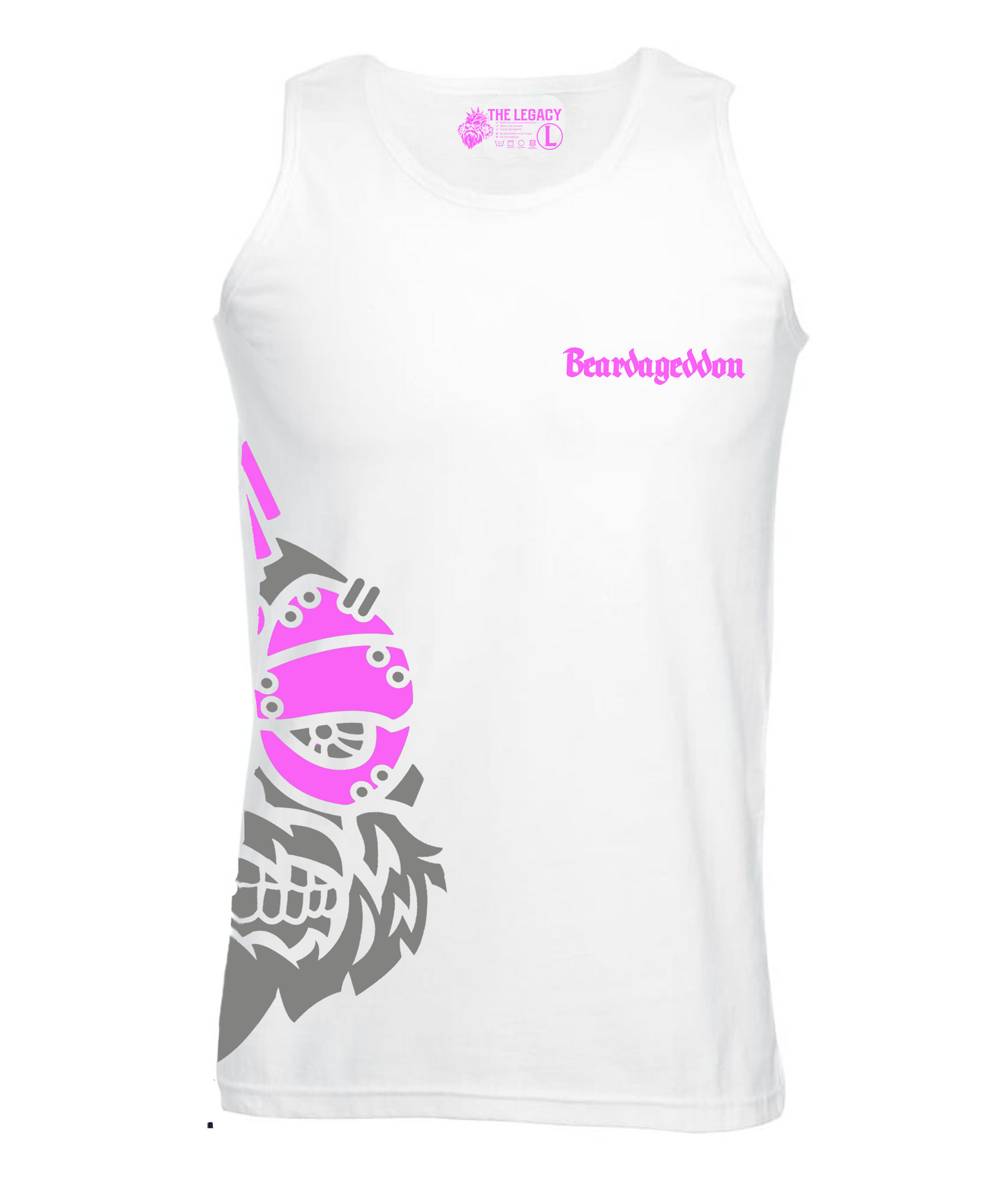 YOUR HWAY! Active Wear Vest Half Skull Side Design