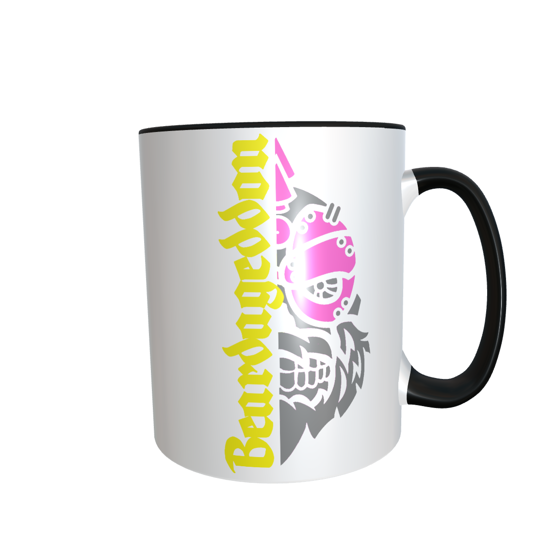 YOUR HWAY! Skull Design ceramic mug