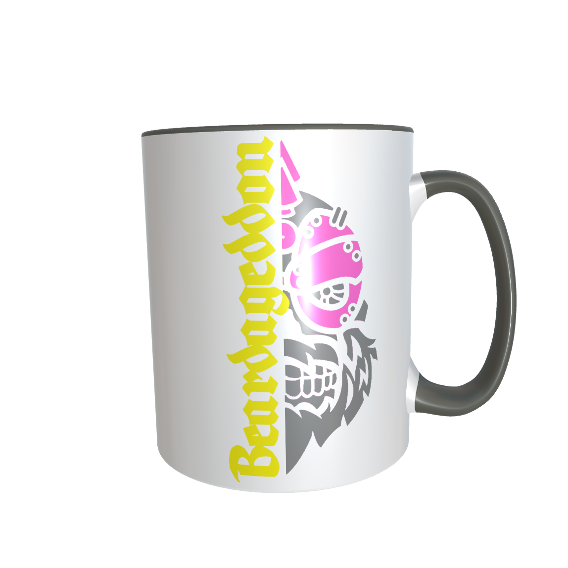 YOUR HWAY! Skull Design ceramic mug