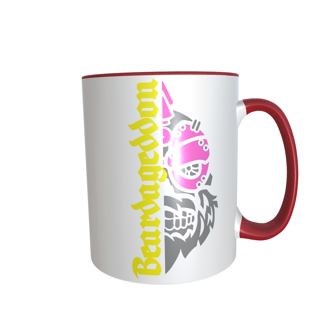 YOUR HWAY! Skull Design ceramic mug