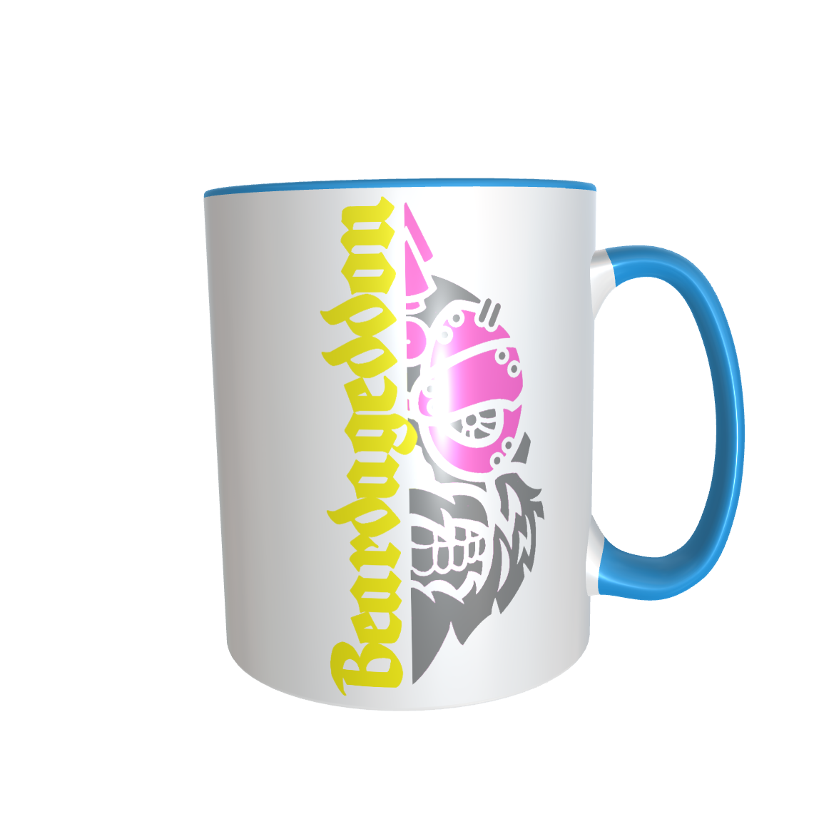 YOUR HWAY! Skull Design ceramic mug