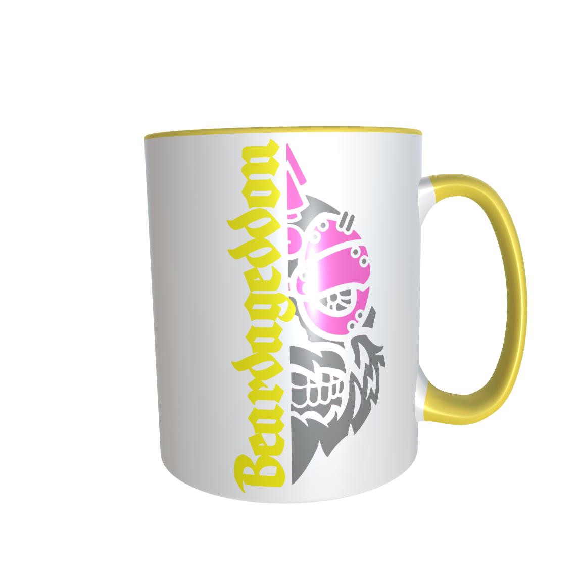 YOUR HWAY! Skull Design ceramic mug