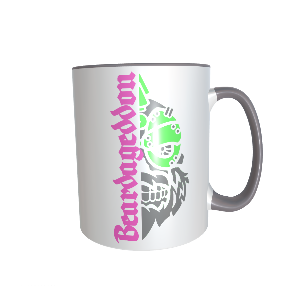 YOUR HWAY! Skull Design ceramic mug