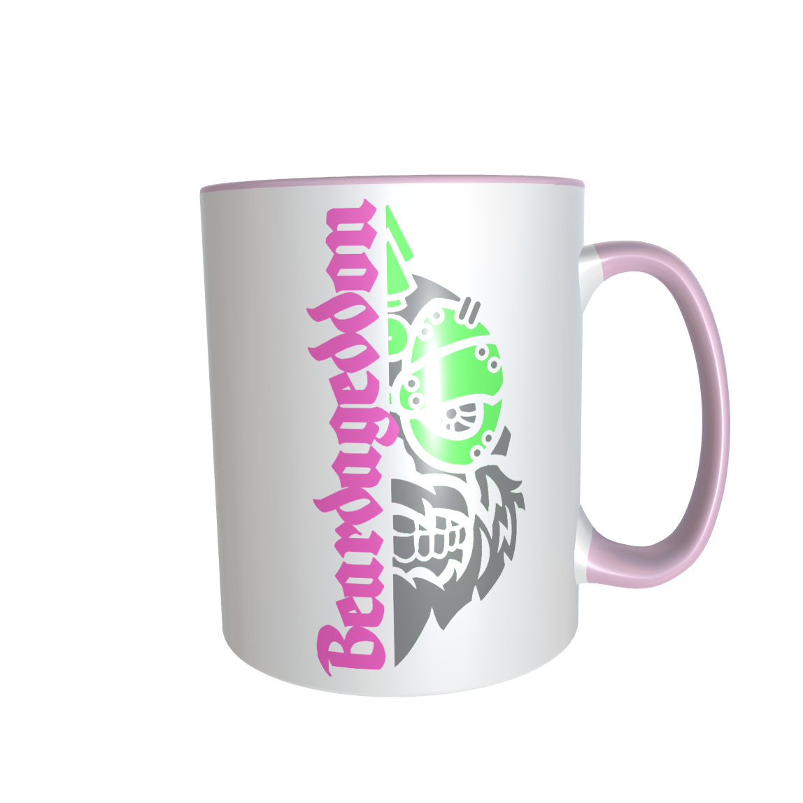 YOUR HWAY! Skull Design ceramic mug