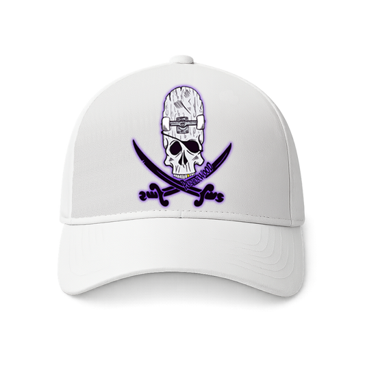 PushinWood OG Logo Large Print With Purple Haze Printed Cap