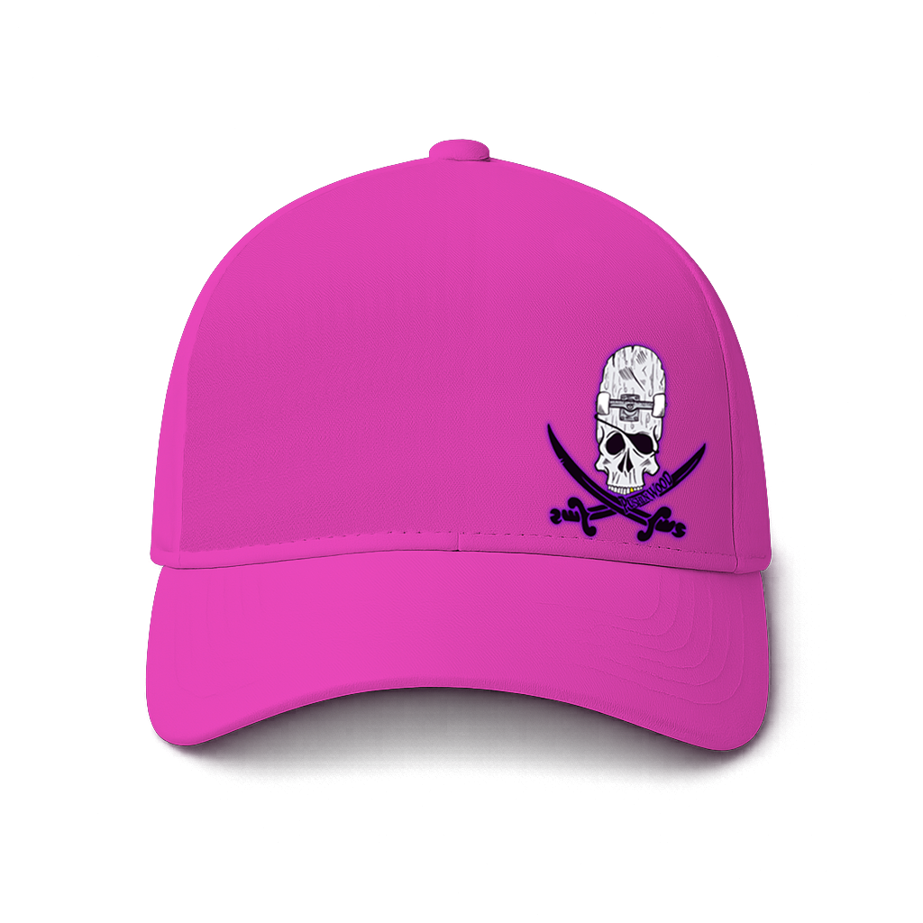 PushinWood OG Logo With Purple Haze Printed Cap