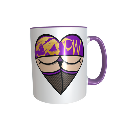 PushinWood Double Sided Mug Heart Logo