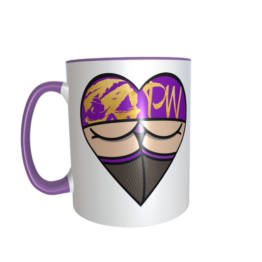 PushinWood Double Sided Mug Heart Logo