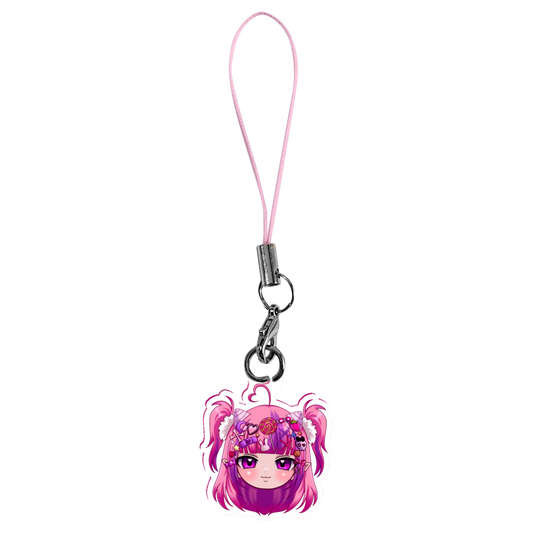Ironmouse Decora Acrylic Phone Charm