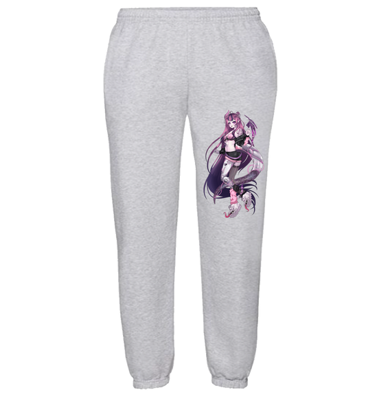 Ironmouse Joggers with large leg motif.
