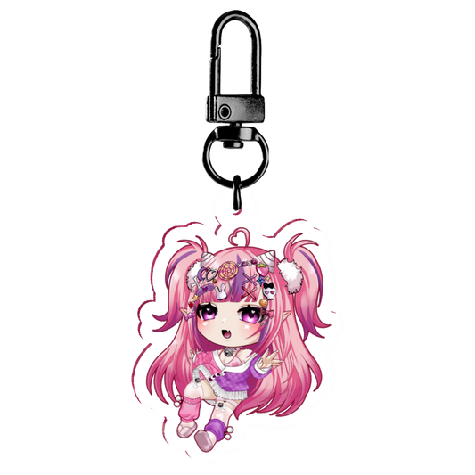 Ironmouse Decora Full Body Acrylic Keychain
