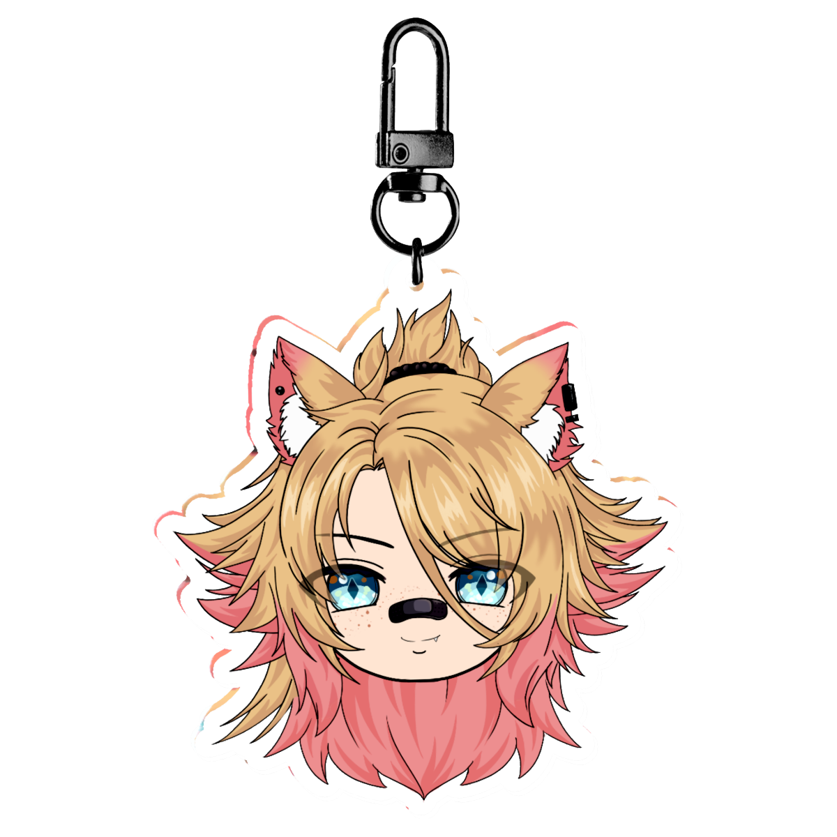 OBKatieKat Head Acrylic Keychain