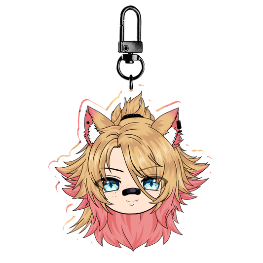 OBKatieKat Head Acrylic Keychain