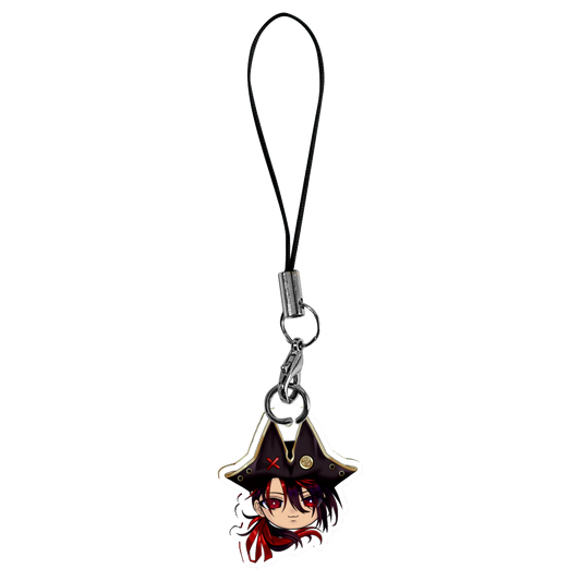 K9kuro Pirate Acrylic Phone Charm