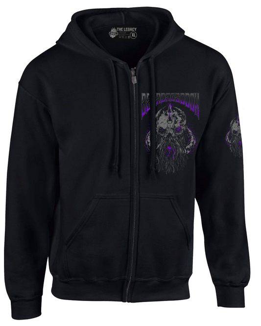 Beardageddon Zip Up Hoodie Metalgeddon