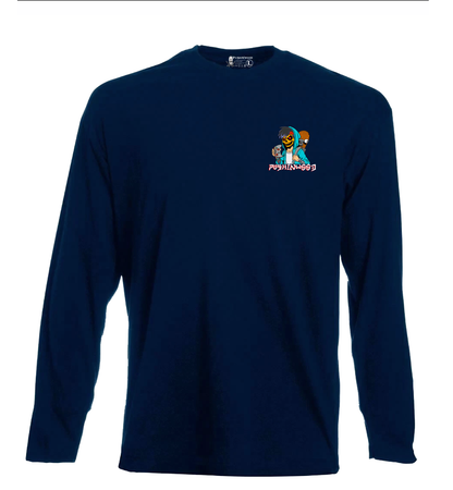 Pocket Controller Logo Long T Shirt With Octo Backprint