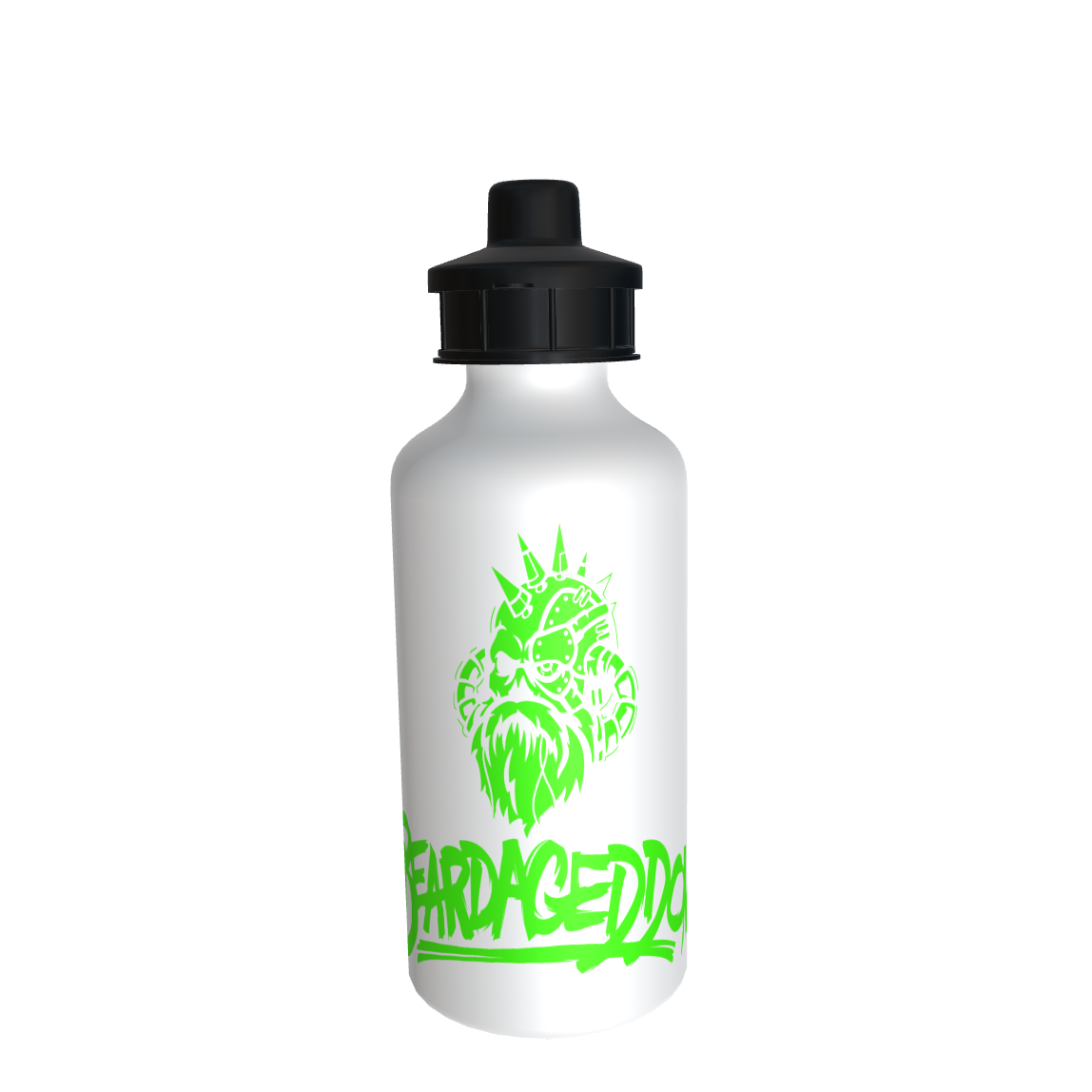 YOUR HWAY! Beardageddon Drink Bottle with Interchangable Tops