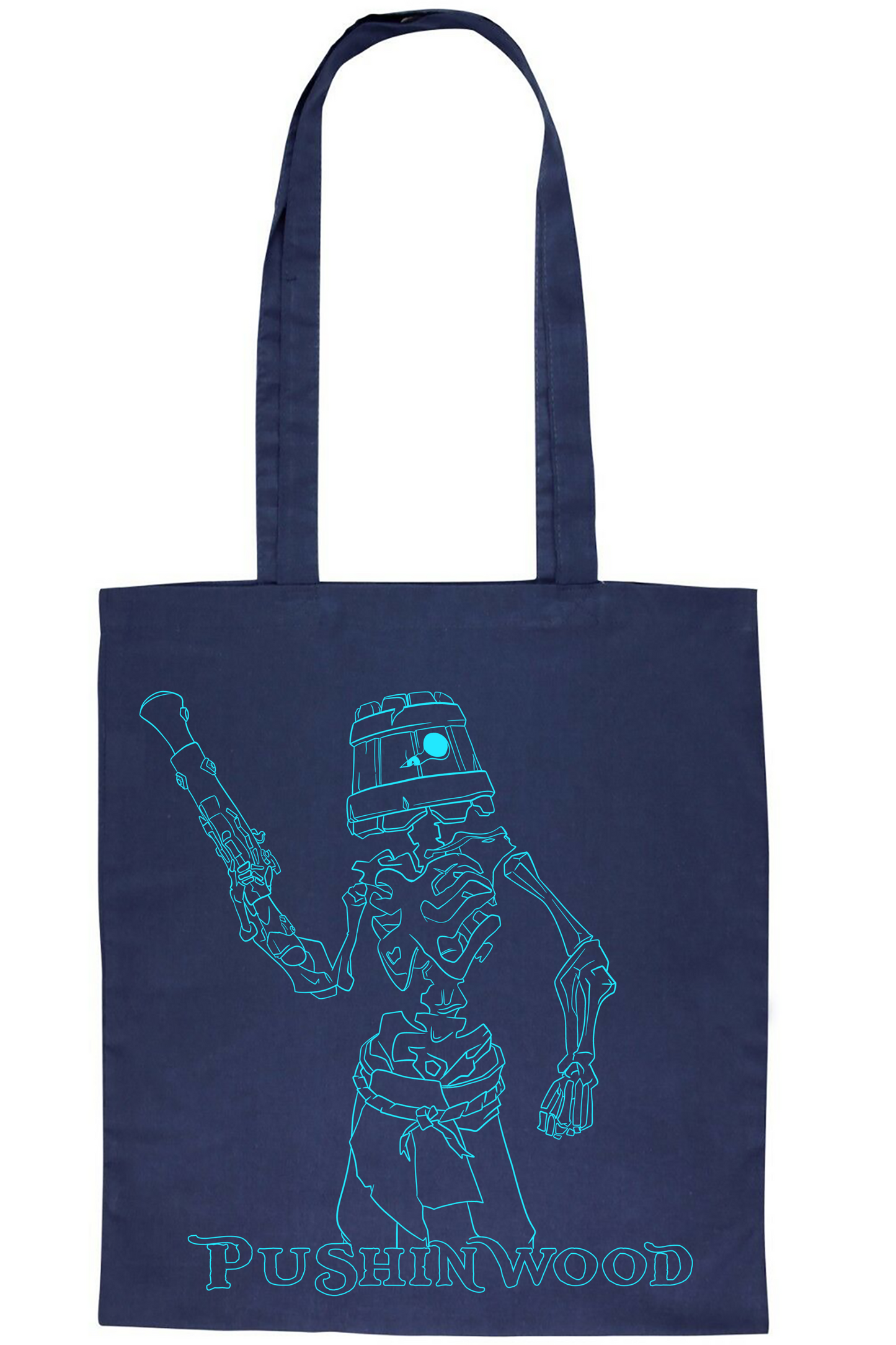 PushinWood Bucket Head Tote Bag