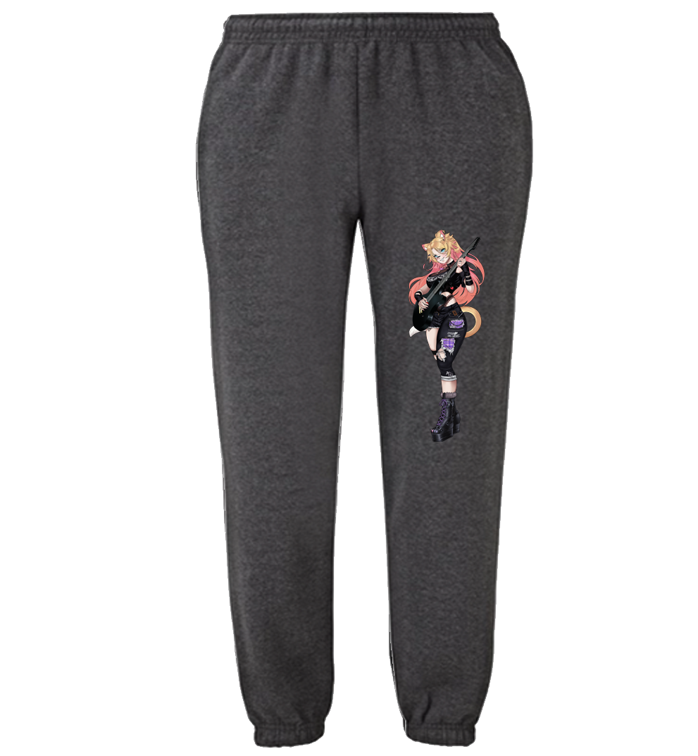 OBKatieKatJoggers with large leg motif.