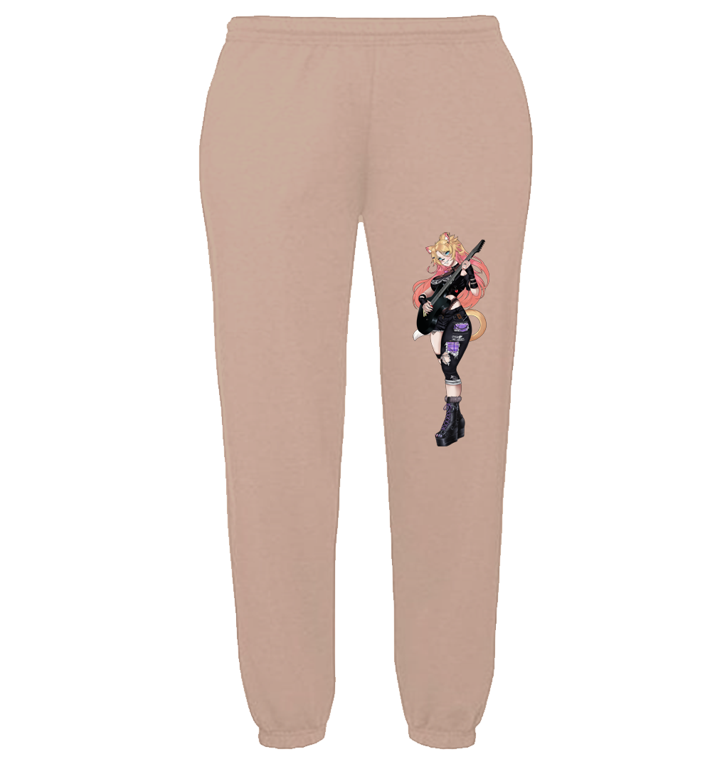 OBKatieKatJoggers with large leg motif.