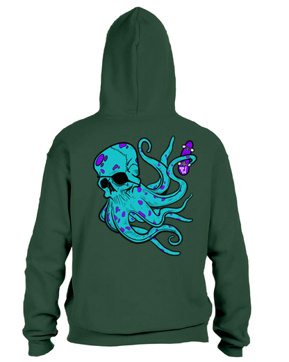 Pocket Controller Logo Zipper Hoodie with Octo Backprint