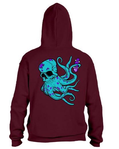 Pocket Controller Logo Zipper Hoodie with Octo Backprint