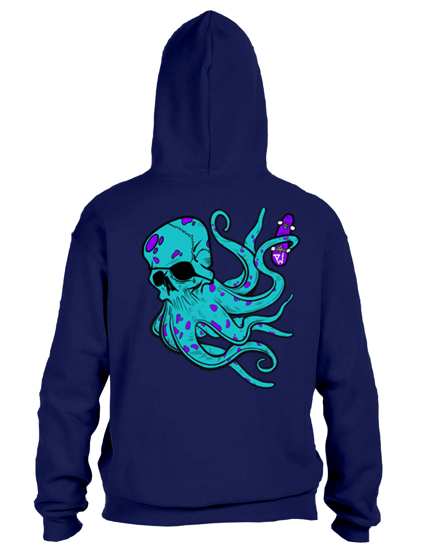 Pocket Controller Logo Zipper Hoodie with Octo Backprint