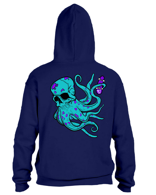 Pocket OG Logo Zipper Hoodie with Octo Backprint