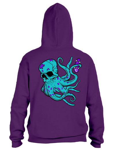 Pocket Controller Logo Zipper Hoodie with Octo Backprint