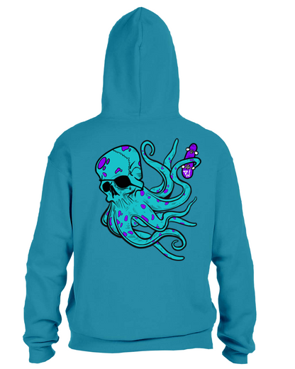 Pocket Controller Logo Zipper Hoodie with Octo Backprint